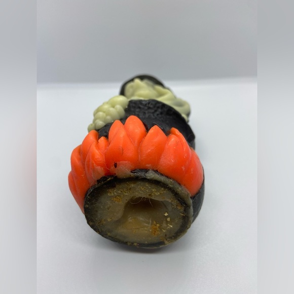 Vintage Gurley Halloween Candle Witch in Bubbling Cauldron Glow In The Dark - Picture 5 of 6